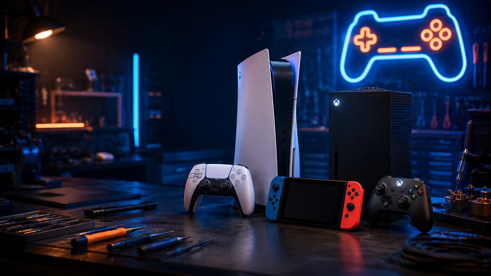 Réparation de consoles PS5 Xbox et Nintendo Switch pour Lille et la Métropole Lilloise